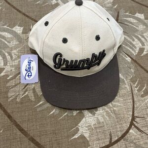 Disney Grumpy Cream and Black Hat